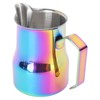 Milk Frother Cup 350ml 304 Stainless Steel Pointed Mouth Foaming
