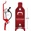 (8 Pack) Shovel Mount for Roof Rack, Metal Rubber Clamp