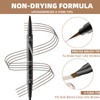 Eyebrow Pencil, Waterproof, 2-in-1 Dual-Ended Microblading Eyebrow Pencil, Microblading Eyebrow