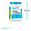 Aminoácidos Bcaas + Glutamina Blu-e 1kg Varios Sabores