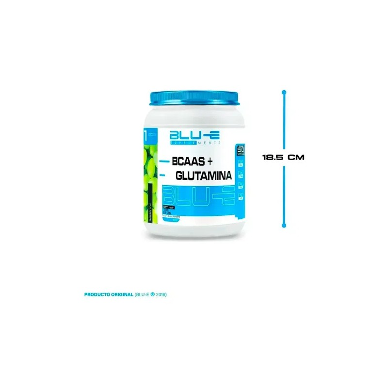 Aminoácidos Bcaas + Glutamina Blu-e 1kg Varios Sabores