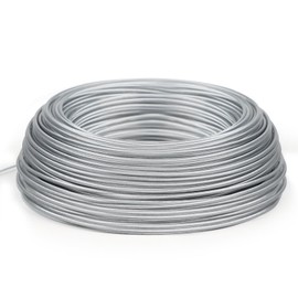 SWAWIS Trimmer Line 2.4 mm x 60 m Steel Wire Brush Cutter Thread Grass Trimmer Thread Steel Thread for Grass Trimmer Brush Cutter Line for Brush Cutter for Weed Grass Yard Garden