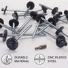 SKIR'CO (Pack of 30) Painted Roofing Screws, 5.5 x 100