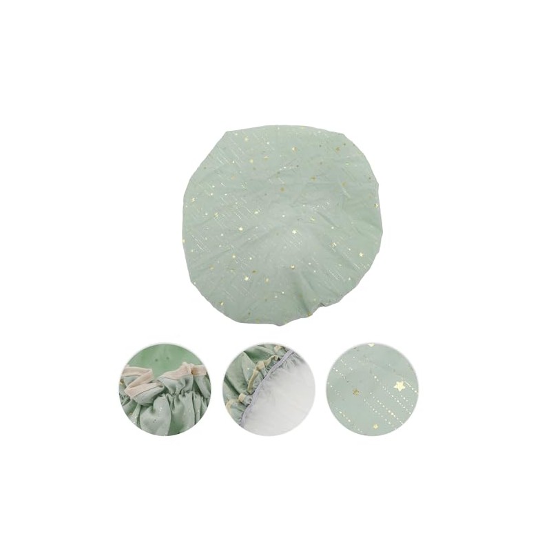 VOCOSTE Shower Cap, Hair Cap, Double Layer, Waterproof, Reusable, Bath,
