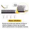 Masscaku Extensiones De Pestañas 5d W Shape 8-15mm Mix 0.07d
