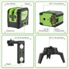 Huepar M-9211G Green Beam Self Leveling Cross Line Laser Level