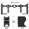 Hossejoy Adjustable Bookends, Heavy Duty Metal Book Ends, Expandable Bookcase