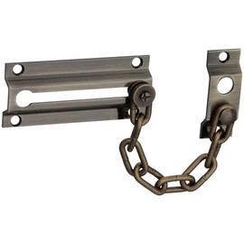 National Hardware N216-028 V1926 Chain Door Guard in Antique Brass