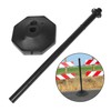 Ipetboom People Control Stanchion Barrier Outdoor Crowd Control Post for