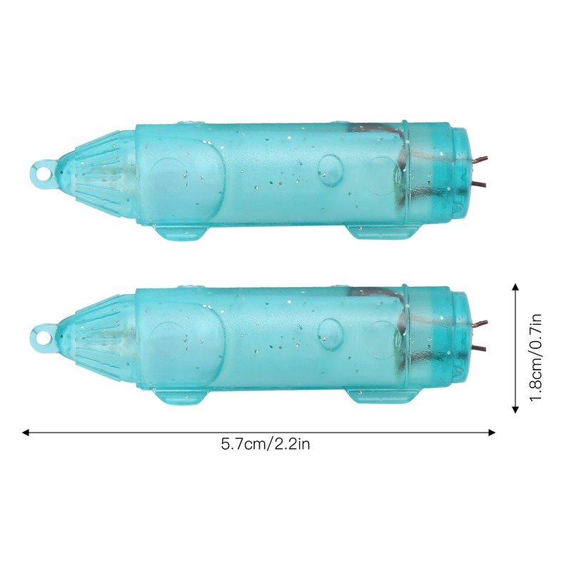 4Pcs Fishing LED Lure Light Underwater Lure Lamp Waterproof Bait