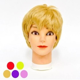 Idol Wig Artist Music Concert Party Hair Cosplay (WFIP7JX) YellowWFIP7JX / 아이돌용 가발 아티스트 뮤직 콘서트 파티 헤어 코스프레 (WFIP7JX) 옐로우WFIP7JX