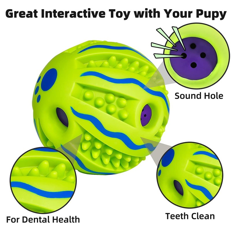TAUCHGOE Interactive Dog Toy Ball
