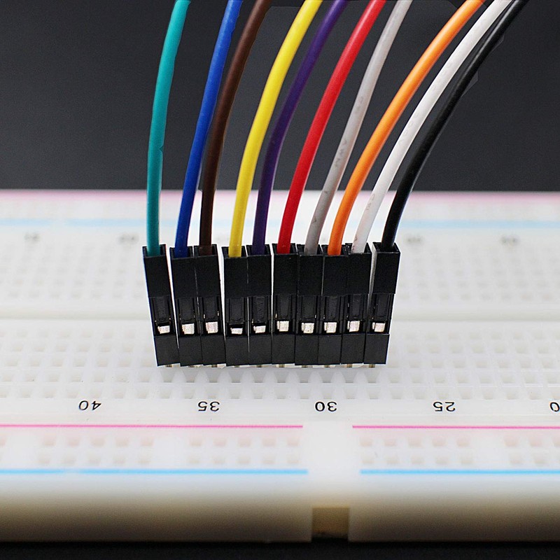 Hellotronics Breadboard Jumper Wires 22AWG Male to Male 120-Pack More