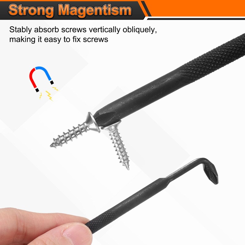 sourcing map 3pcs Offset Screwdriver Set PH2 PH1 SL6 Phillips