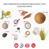 Greater Knead Gluten Free Bagel Chips - Plain, Vegan, non-GMO,