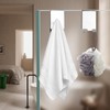 Lannitan 4-PCS Over Shower Door Towel Hooks for Frameless Glass,