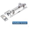 Dzina Barrel Bolt Necked 100mm (4 inch x 1 inch)-Pack