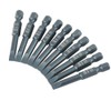 10pcs 1/4inch Hex Shank 50mm S2 Alloy Steel Slotted Screwdriver