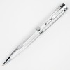 Conklin Herringbone Signature Ballpoint Pen Silver + Free Extra Black