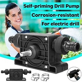 Hosmide 8mm Round Shank Water Pump Portable Electric Drill Pump Self Priming Transfer Pumps Oil Fluid Water Pump
