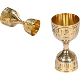 Engraved 30/60 ml Jigger Shot Glass, peg Measure - Made with Brass