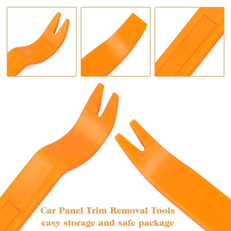 KLTECH 4Pcs Auto Door Clip Panel Trim Removal Tool Kits