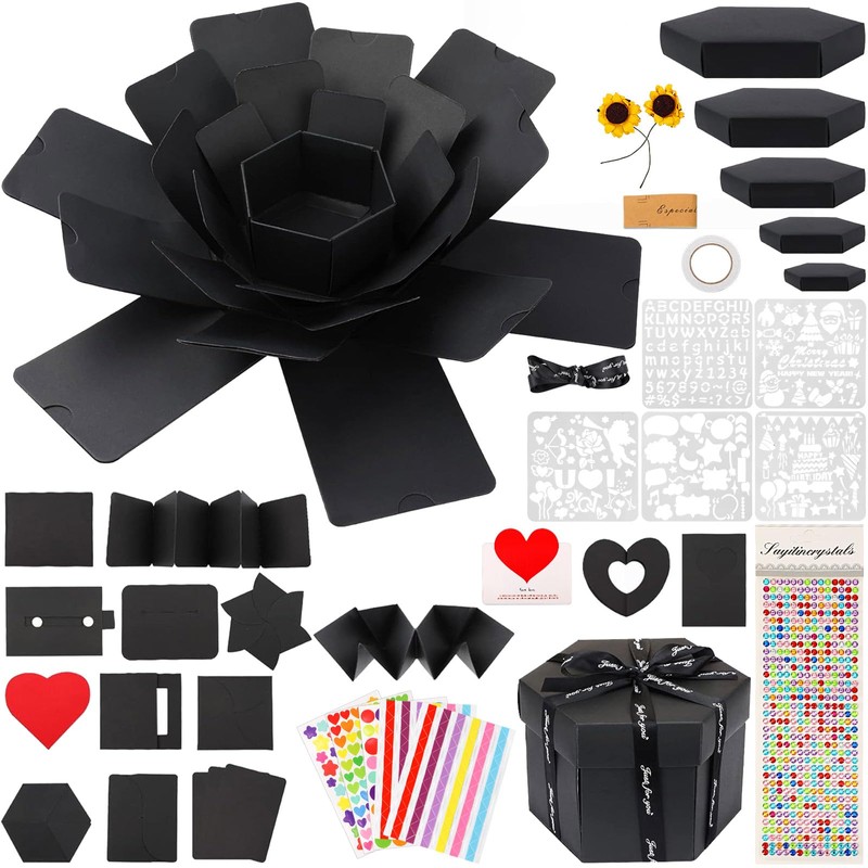 JANLOFO Surprise Box, Present Box, Surprise, Explosion Box, Album, DIY,