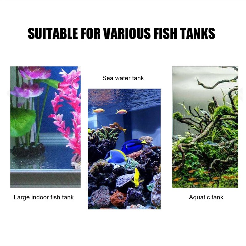 Solar Digital Dispaly LED Temperature Measurement Fish Tank Aquarium Thermometer