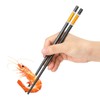 Hongyantech 2 Pairs Fibreglass Japanese Chopsticks Black + 2 Stainless