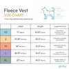 Gooby Every Day Fleece Cold Weather Vest for Small Dogs,
