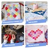 100Pcs 10x10cm Cotton Fabric Squares for Sewing, Quilting, Patchwork -