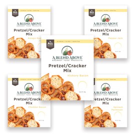 A Blend Above Cracker Seasoning Mix, Best Sellers - Southwest Jalapeno, Toasted Coconut, Pepperjack, Spicy Garlic, Habanero Green Chili