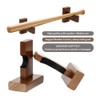 Shiwaki Baseball Bat Rack, Brown Wooden Shelf, Hanging Baseball Bat