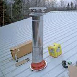 #4 (3" - 7") DEKTITE RED Square Base High Temp Silicone - Flexible Pipe Flashing Boot - Dektite pipe flashing (DFE204RE)