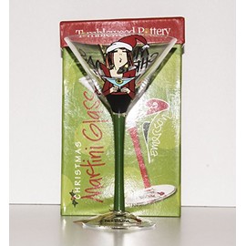 Christmas Martini Glass - "Merry Christmas Y'all"