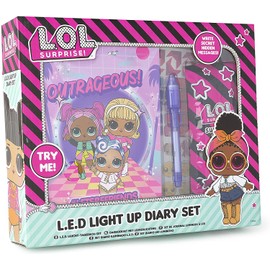 Online Street L.O.L. Surprise! Sequin Diary Gift Set Lol Diary Journal for Girls | Diary Set for Girls with Accessories | Sequin Diary Notebooks for Girls Gift Set