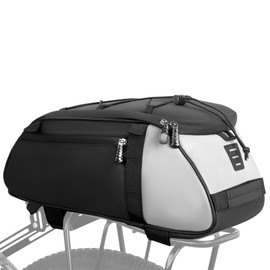 WILDKEN Bike Rack Bag, 10L Bike Rear Rack Bag Waterproof Bicycle Trunk Bag Bike Panniers Cycling Rear Seat Carrier Backseat Storage Luggage Bike Bags for Bicycle E bike Rear Rack