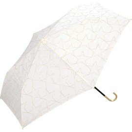 Wpc. 801-5987 Parasol Star Stitch Mini Off Folding Umbrella, For Rain or Shine, Star, Stylish, Cute