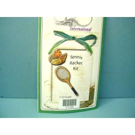Dragonfly Int'l Miniature Tennis Racket Kit #TY109  Dragonfly Int'l 1/12