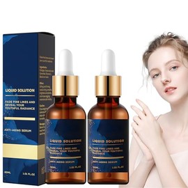 Botou Sérum Facial, Sérum Antiedad En Solución Líquida, Promueve La Producción De Colágeno En La Piel, Disminuye Las Líneas De Expresión Y Arrugas (2 Unidades)