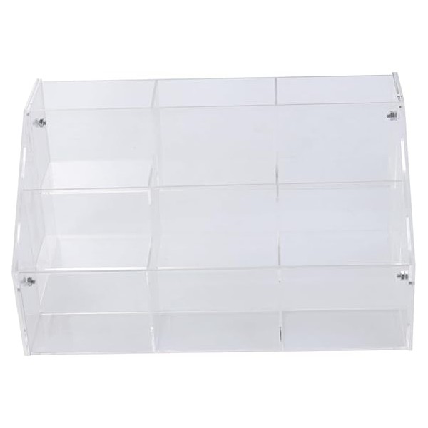 Acrylic Pen Holder Display Stand for Eyebrow Pencil 3-Tier Makeup