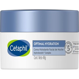 CETAPHIL Optimal Hydration Crema Hidratante Facial de Noche con cido Hialurnico y Tecnologa HydroSensitive Complex, 48g, Todo Tipo de Piel