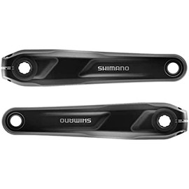 SHIMANO STEPS FC-EM600 crank arm set, 160 mm, without chainguard, Black, EFCEM600MXXL