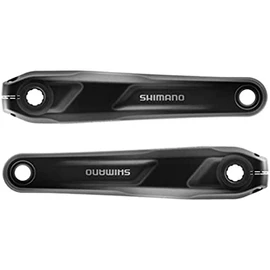 SHIMANO STEPS FC-EM600 crank arm set, 160 mm, without chainguard, Black, EFCEM600MXXL