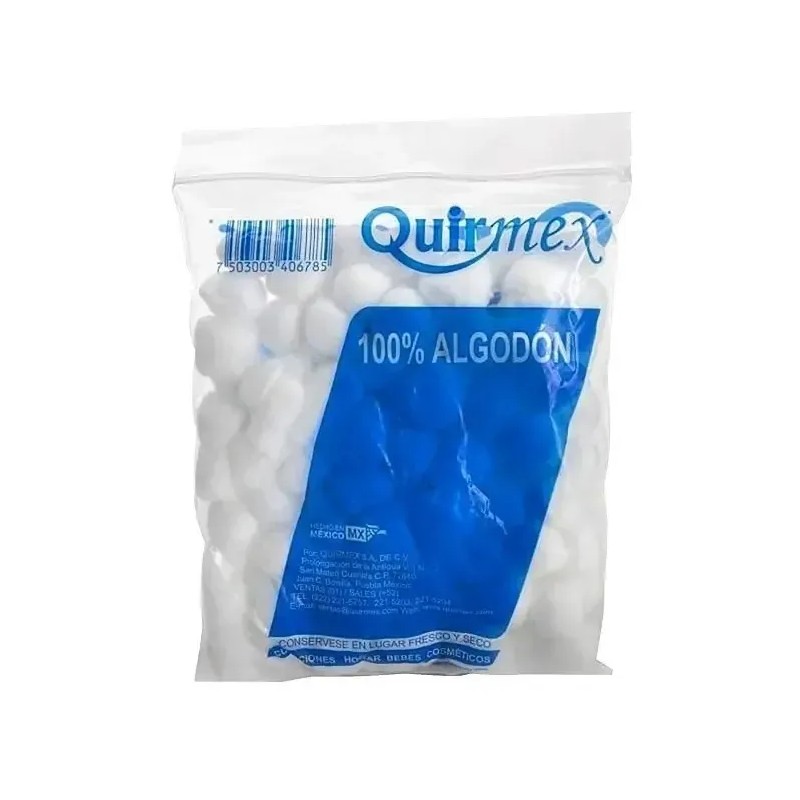 Torundas De Algodón Absorbente Quirmex 500g