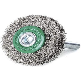 Lessmann 416363 Entrostung Wire Brush, Stainless Steel, Dimensions: 60 mm x 18 mm x 6 mm