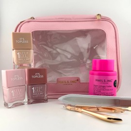 Nails.INC "It's Topless" 7-Piece Manicure Set with Bag