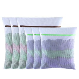 Gogooda Laundry Bags Washing Machine Bags (Diomond Mesh(6 PCS))
