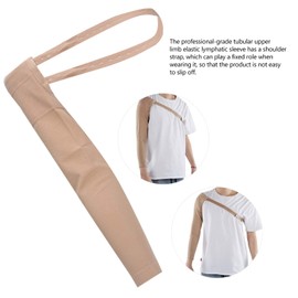 Agatige 30~40 mmHg Post-Mastectomy Compression Sleeve, Elastic Lymphedema Arm Support Sleeve to Relieve Swelling (#3)