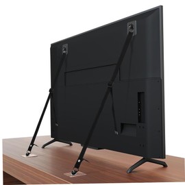 MERRYHAPY 2pcs Tv Safety Straps Anti-Tipping Straps for Furniture Baby Proofing Mounting Straps Secure Tv Stand Anchors No Drill Required